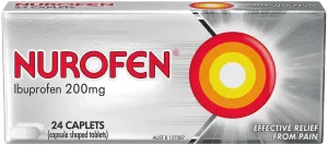 Nurofen Pain & Inflammation Relief 24 Caplets 200mg