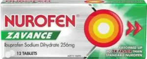 Nurofen Zavance Fast Pain Relief 12 Tablets 256mg