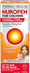 NUROFEN FOR CHILDREN 3 MONTHS TO 5 YEARS PAIN & FEVER RELIEF 100MG/5ML STRAWBERRY