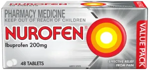 Nurofen Pain & Inflammation Relief 48 Tablets 200mg