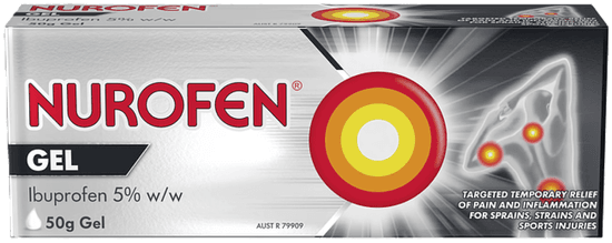 Nurofen Pain And Inflammation Relief Gel 5% 50g