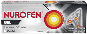 Nurofen Pain And Inflammation Relief Gel 5% 50g