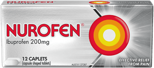 Nurofen Pain & Inflammation Relief 12 Caplets 200mg