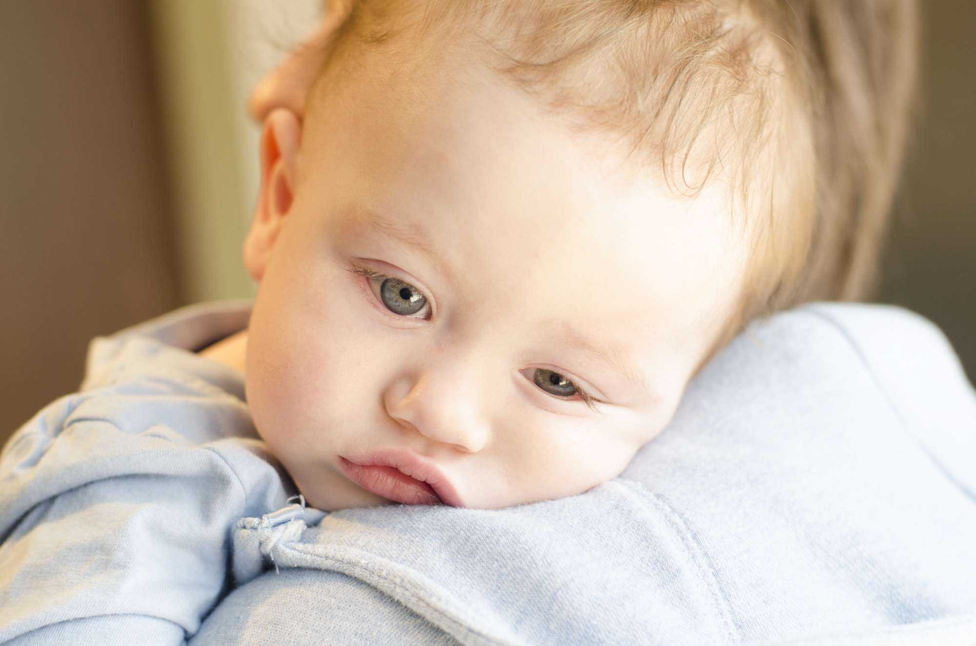 baby being comforted
